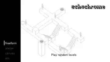 Echochrome (USA) (v1.00) screen shot game playing